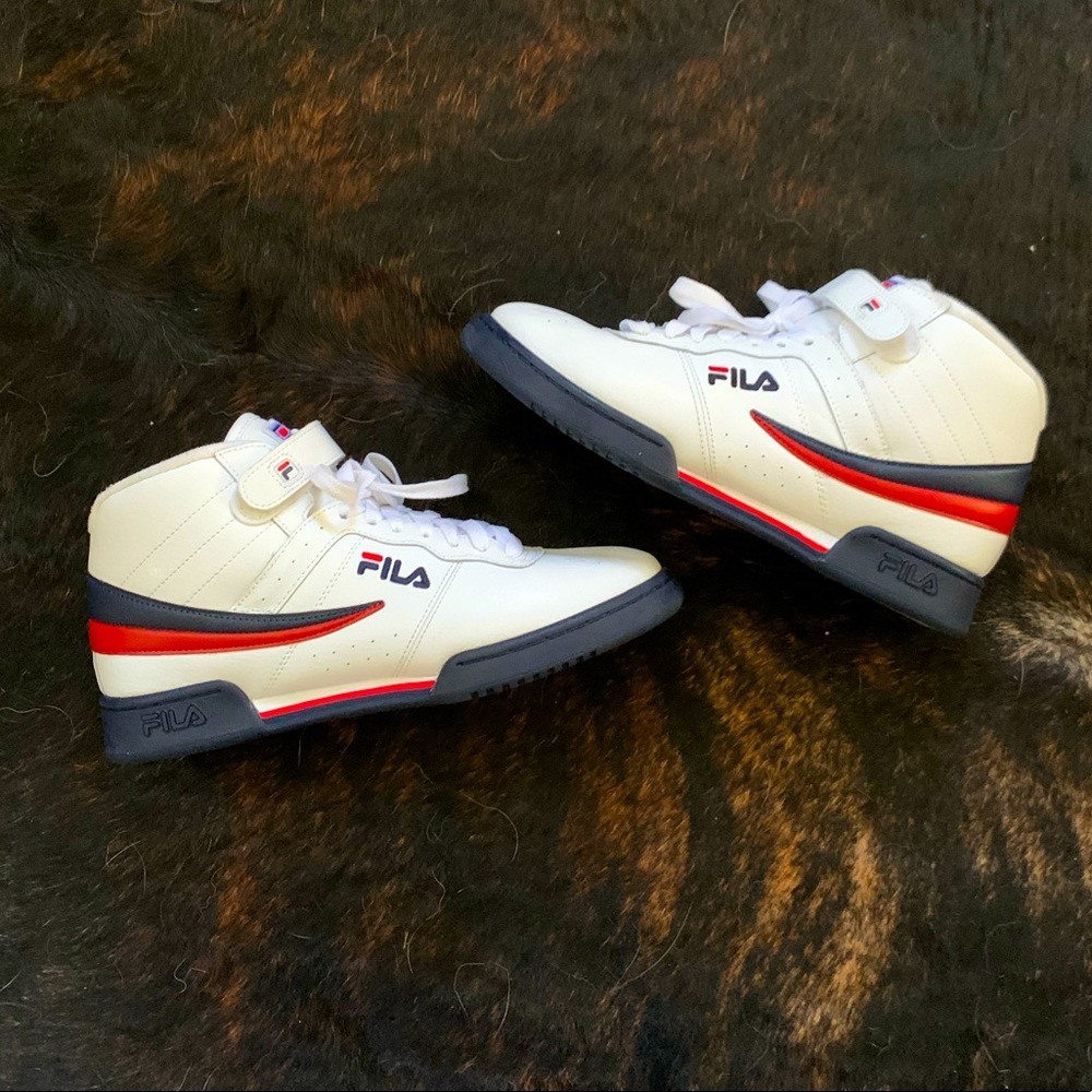 Fila high top sneakers, size 9